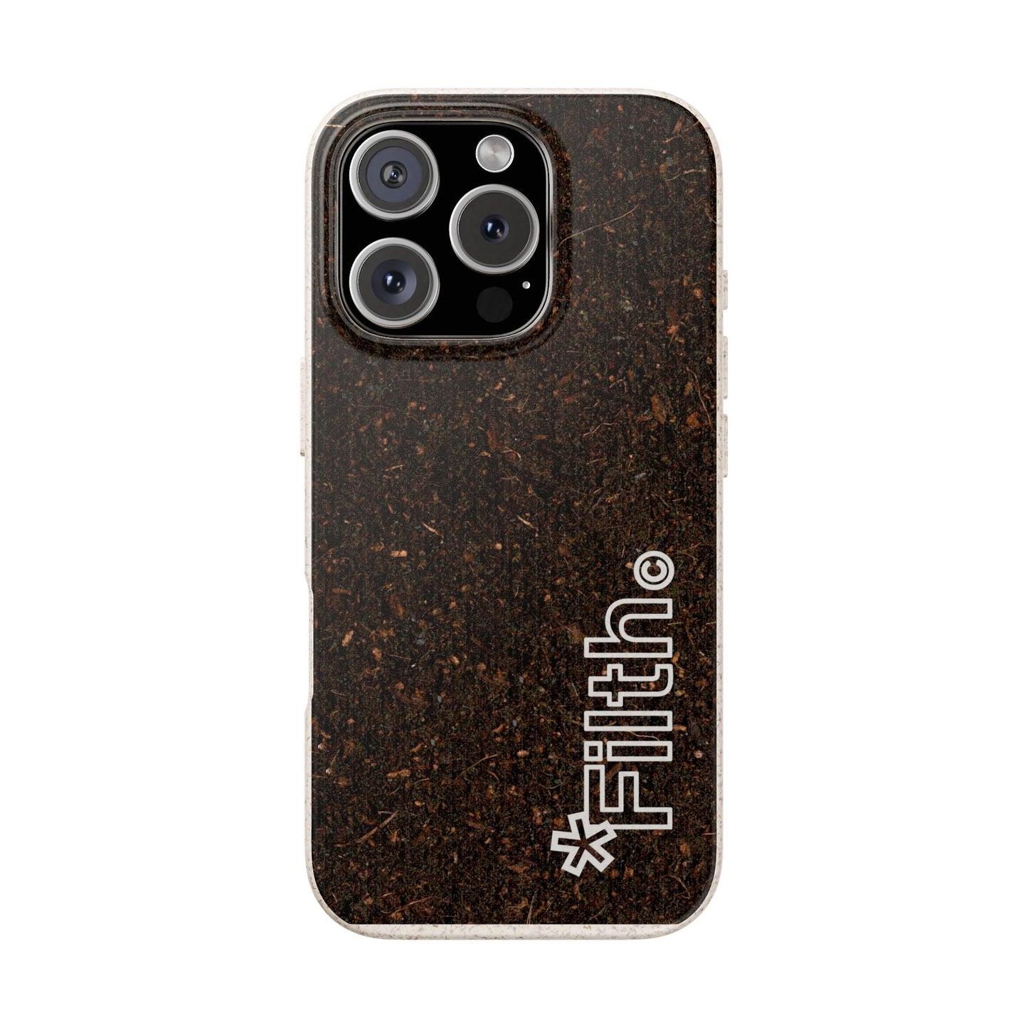 FILTH® Biodegradable iPhone Case — Eco-Friendly ‘*Filth’ Compostable case