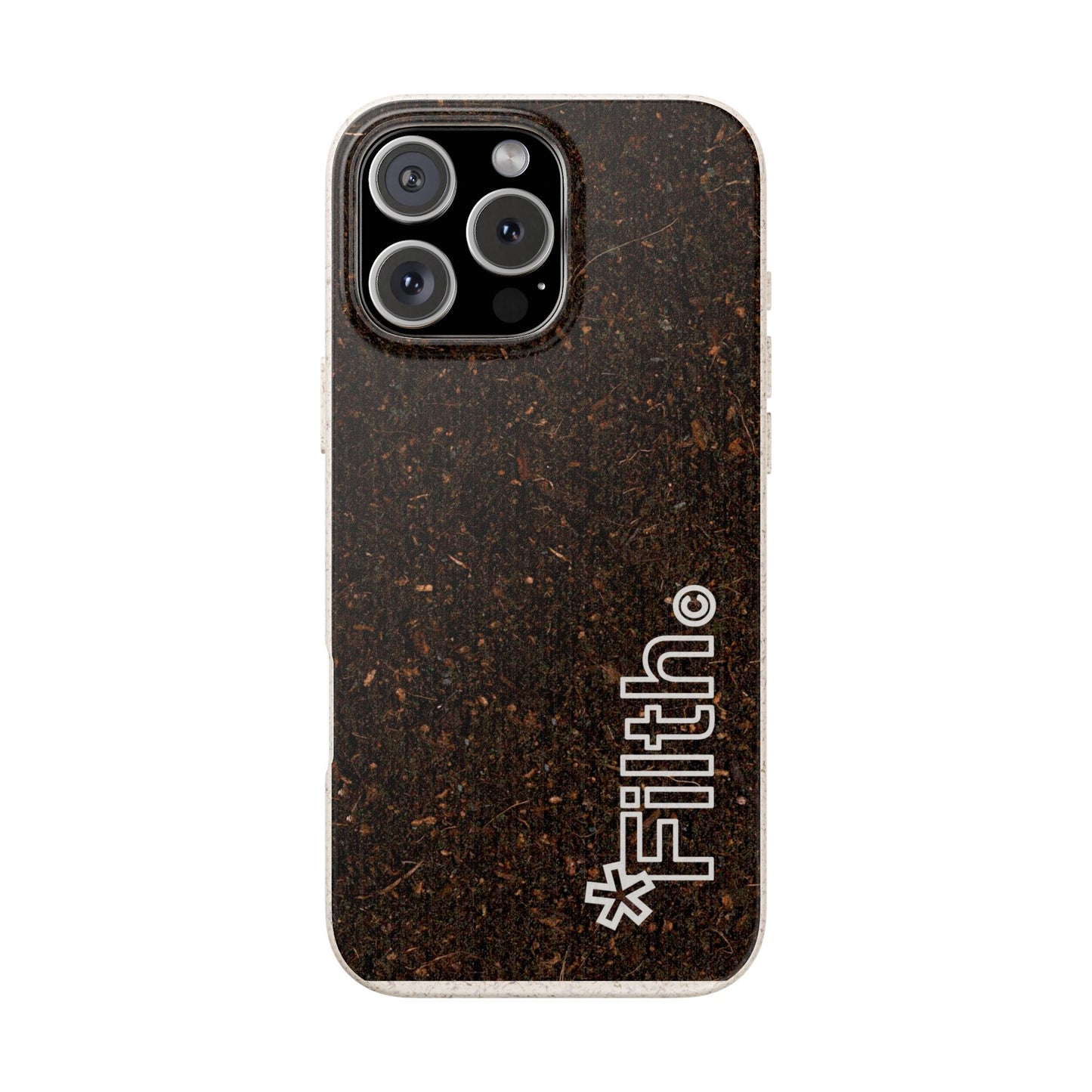 FILTH® Biodegradable iPhone Case — Eco-Friendly ‘*Filth’ Compostable case