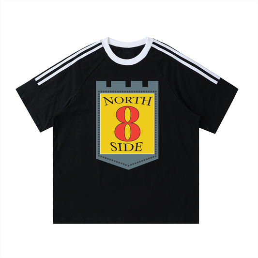 NORTHSIDE TRAPSTRS (Tape Crewneck Cotton T-Shirt)