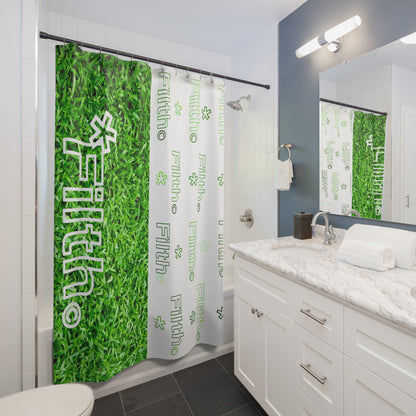 CLEAN UP NICE. FILTH (Shower Curtain)