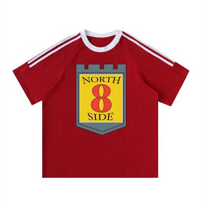 NORTHSIDE TRAPSTRS (Tape Crewneck Cotton T-Shirt)