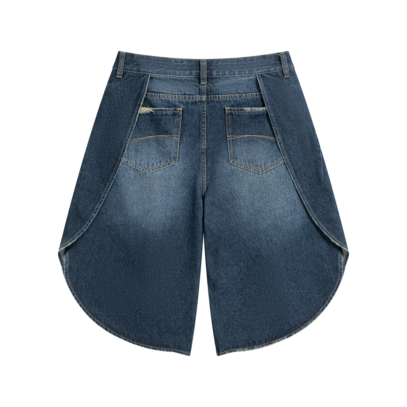 FILTH. TRIM. RELAXED. (Wide Leg Denim Shorts)