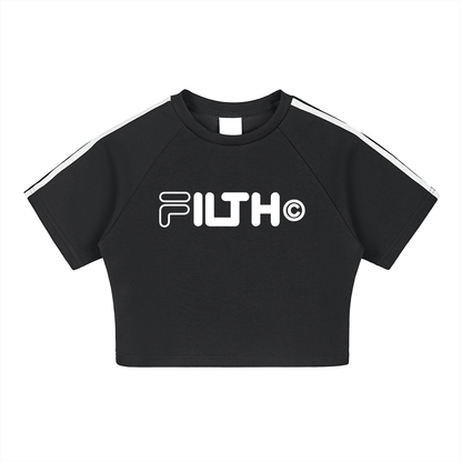 ATHLEISURE. DAYSOFF. (Taped Cooling Performance Crop Top)
