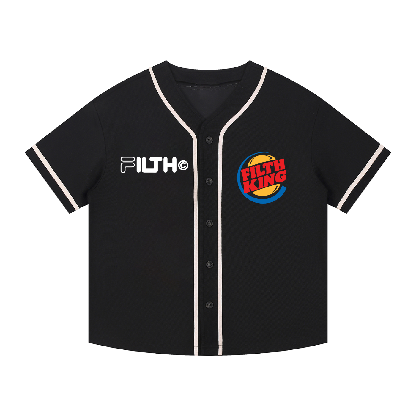 HAVE IT YOUR WAY. (Piped Button-Up Jersey)