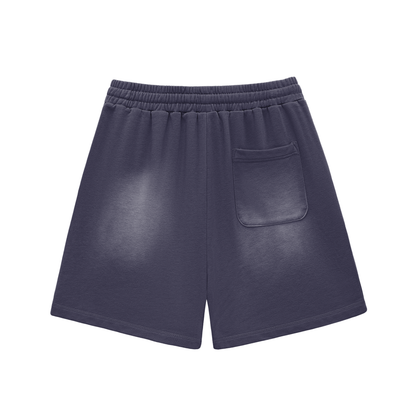 DAYSOFF. LIGHT WORK. (Sun Fade Raw Edge Cotton Shorts)