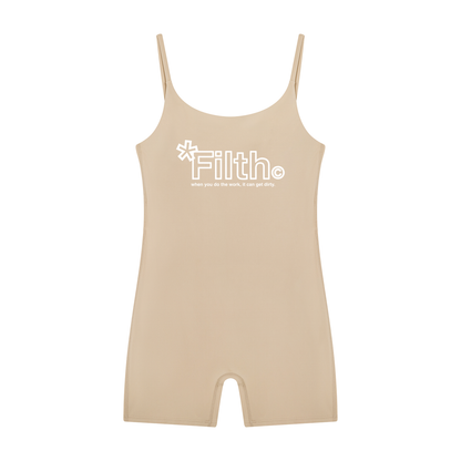 FILTH. SKINS. DAYSOFF. (Women’s Yoga Romper)