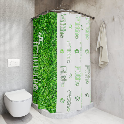 CLEAN UP NICE. FILTH (Shower Curtain)
