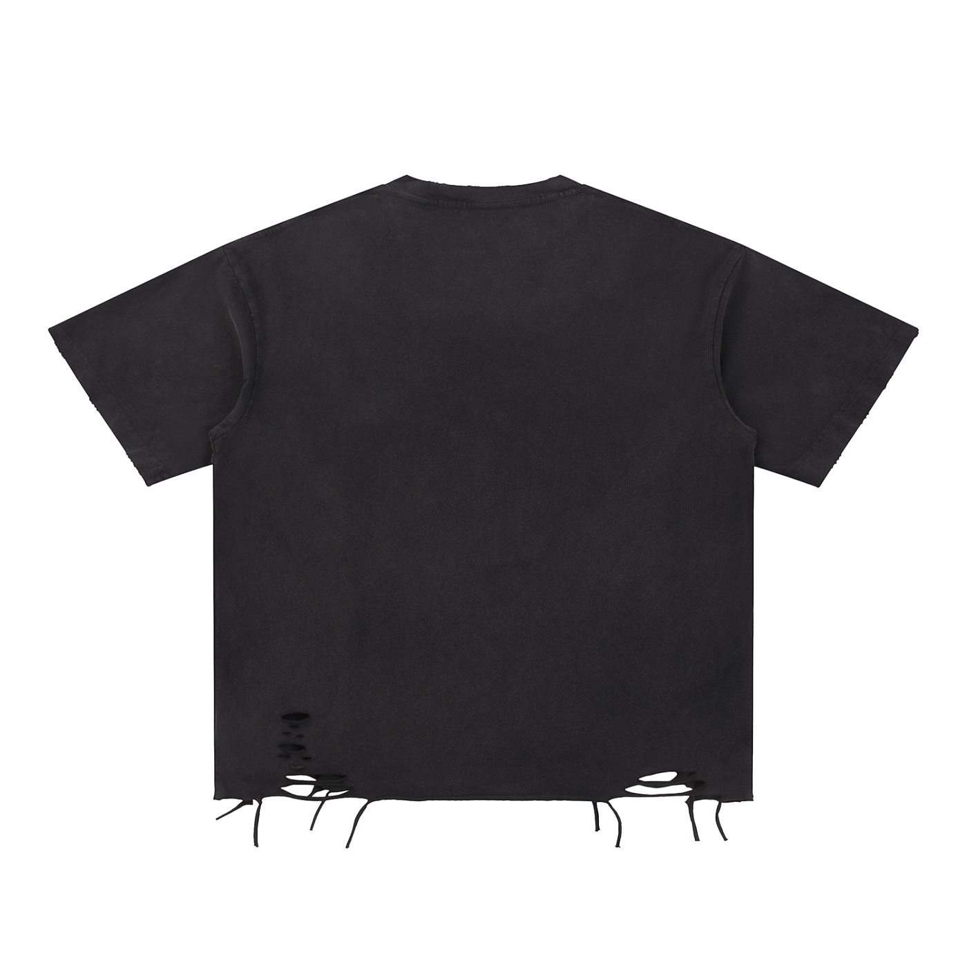 HARD WORK. (Snow Washed Raw-Hem Top)