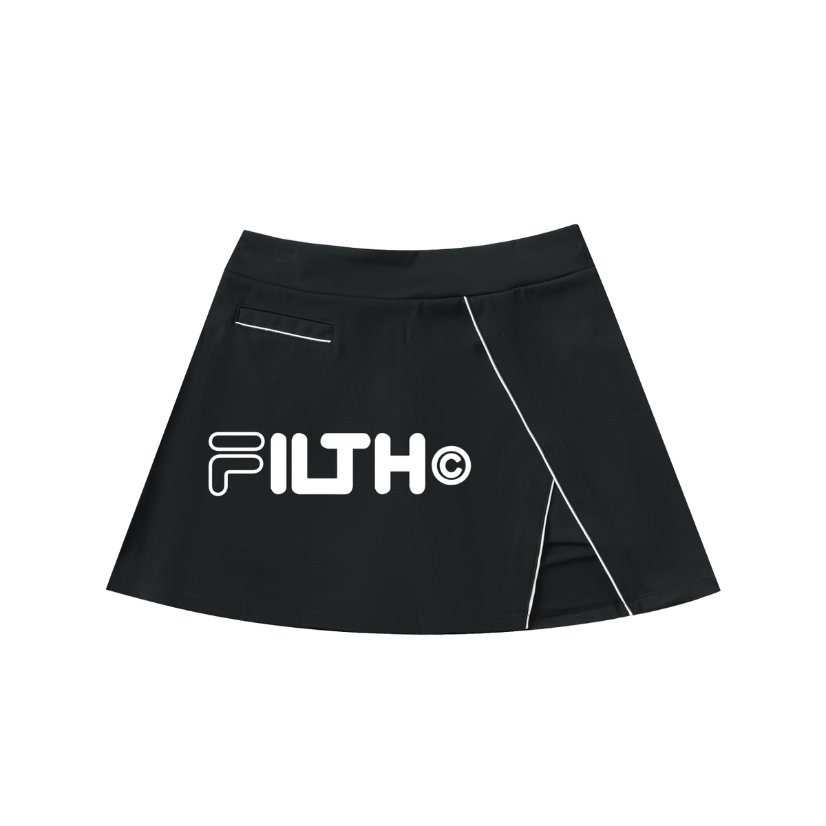 ATHLEISURE. DAYSOFF. (High-Waist Pocketed A-Line Skirt)