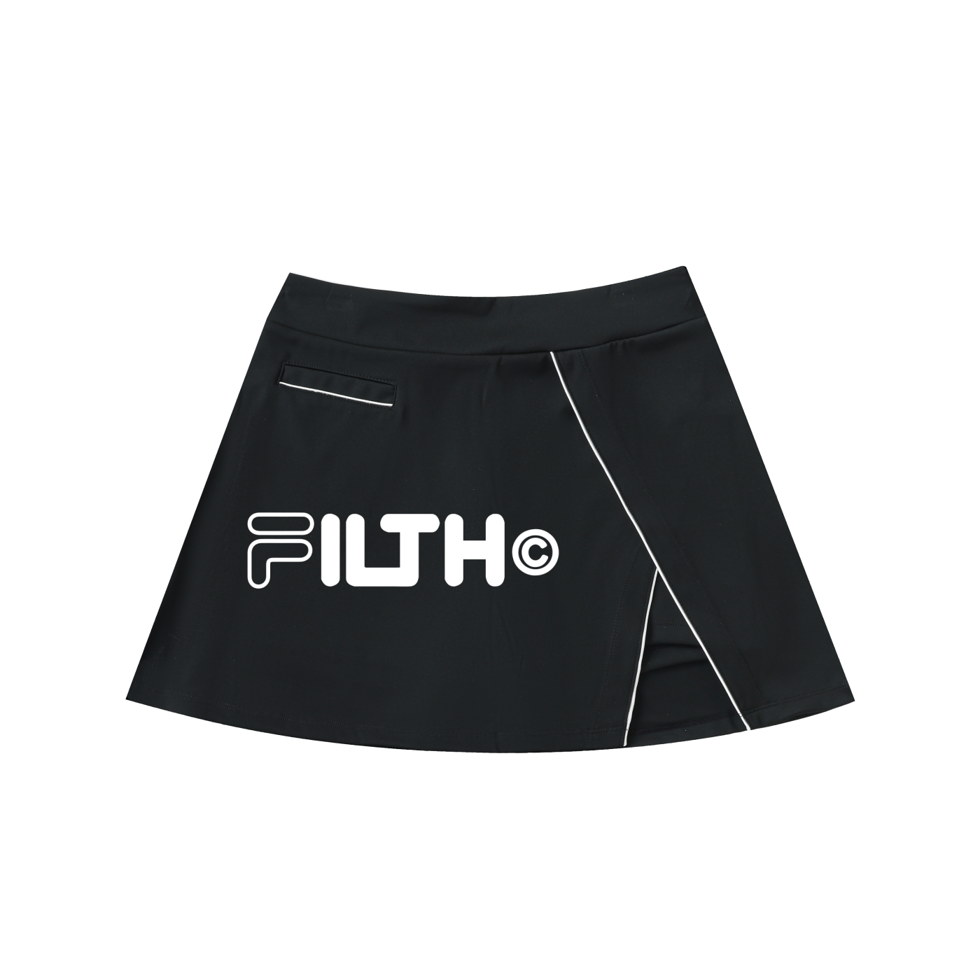 ATHLEISURE. DAYSOFF. (High-Waist Pocketed A-Line Skirt)