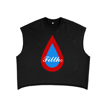 HARDWORK. "BLOOD. SWEAT. TEARS" (French Terry Box Tank Top)