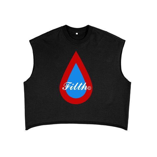 HARDWORK. "BLOOD. SWEAT. TEARS" (French Terry Box Tank Top)