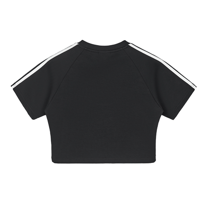 ATHLEISURE. DAYSOFF. (Taped Cooling Performance Crop Top)