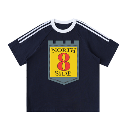 NORTHSIDE TRAPSTRS (Tape Crewneck Cotton T-Shirt)
