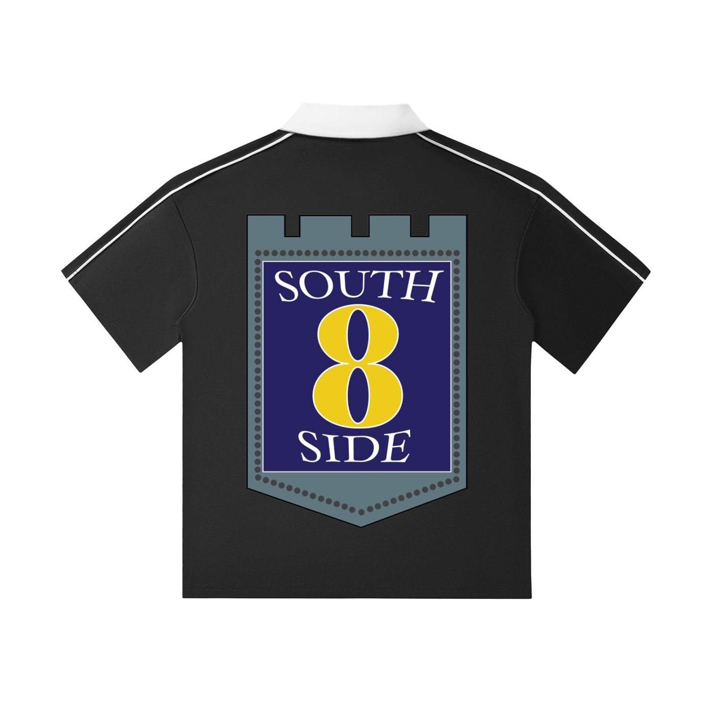 SOUTHSIDE TRAPSTRS ( Collar Short-Sleeve Polo Shirt)