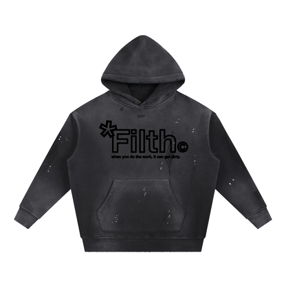 OG FILTH (Vintage Washed Unisex Fleece Hoodie)