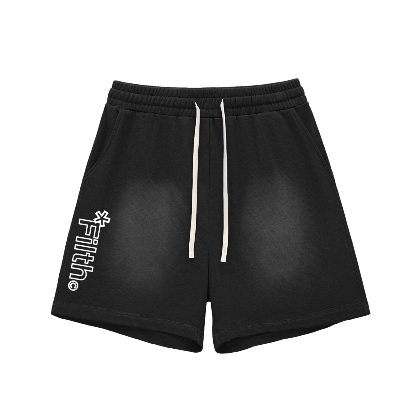 DAYSOFF. LIGHT WORK. (Sun Fade Raw Edge Cotton Shorts)