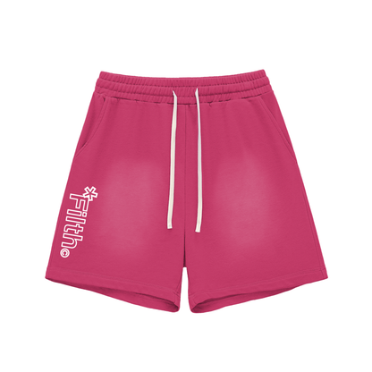 DAYSOFF. LIGHT WORK. (Sun Fade Raw Edge Cotton Shorts)