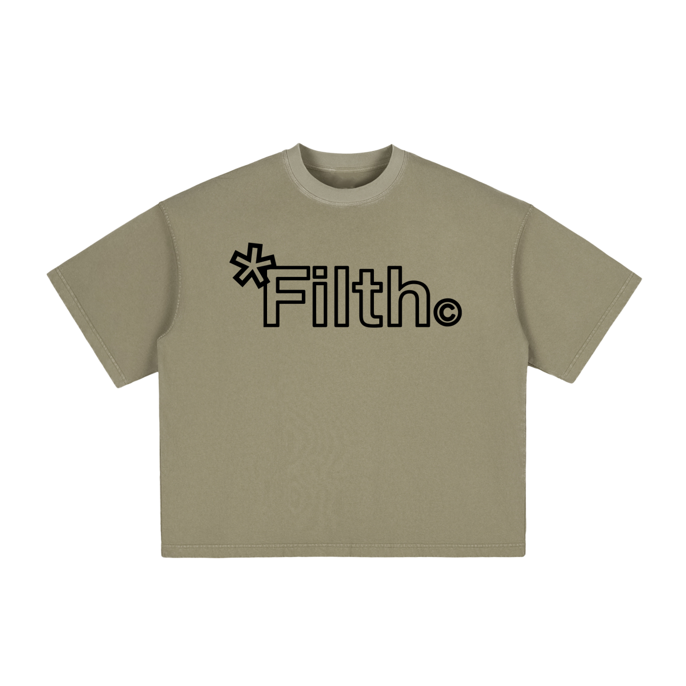 HARD WORK (Vintage Washed Boxy T-Shirt)