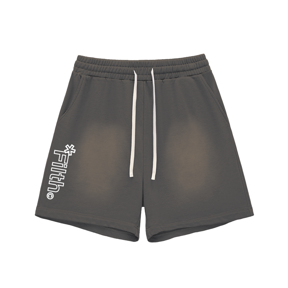 DAYSOFF. LIGHT WORK. (Sun Fade Raw Edge Cotton Shorts)