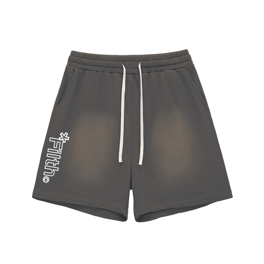 DAYSOFF. LIGHT WORK. (Sun Fade Raw Edge Cotton Shorts)